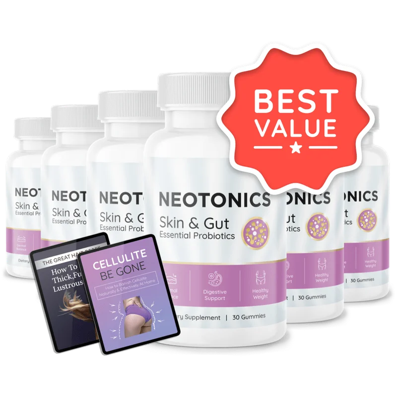Neotonics Nail Skin Health Supplement Bottle (6 Bottle / 180 Day Pack)